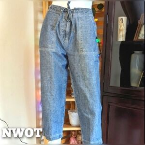 NWOT Y2K Faded Glory high-waist capris